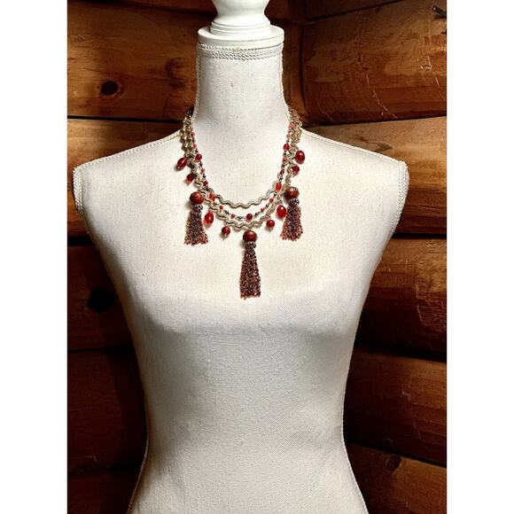 Chico's Vintage Nwot Multi-Strand necklace - Picture 1 of 8